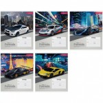 Тетрадь 18л клетка "Авто. Street formula", ВД-лак Т18к_5128