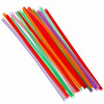 Соломка д/коктейля GRIFON гофрированные 100 шт. в п/эт.уп., 21 см, 105-102