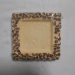 Подставка с кофе керамика квадрат 10*10см