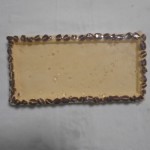 Подставка с кофе керамика прямоугольник 10*20см