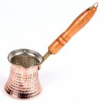 Турка медная с дер ручкой 200гр  АСВА 301/250