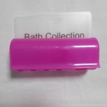 Держатель для зубных щеток на присосках "Bath Collection" розовый 3,5*13*4см