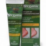 Organic foot care Ф458  Крем д/ног кератолитический против трещин,сухости  100 мл/Флоресан