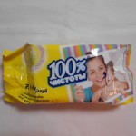 100% Чистоты Влаж.салф. 72шт для детей с экстрактом ромашки