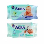 Aura Салфетки влажные д/детей  60шт Ультра Комфорт