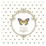 Салфетки Bouquet Original Luxe 20 листов Бабочки де люкс 2сл р.33*33см