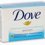 DOVE Крем мыло  75гр Нежное Отшелушивание