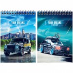 Блокнот А6 40л. на гребне "Авто. Your dreams" Б6к40гр_14047