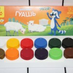 Гуашь "Енот в Греции" 12 цветов, 17,5мл ГК_10271
