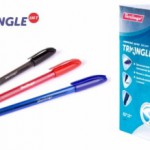 Ручка шарик  "Triangle 100T" синяя, 0,7мм, трехгран., игольчатый стержень CBp_07105