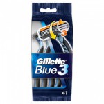 Станок 1 раз Gillette /BLUE III мужские 4шт