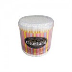 Ватные палочки CleanLand банка 100шт 1033