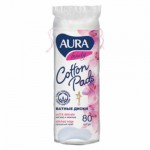Aura Ватные диски 80 шт.