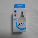 ЛАМПА  светодиодная LED GL45 7.5Вт Космос Е14 4500К Белый 7.5w GL45E1445