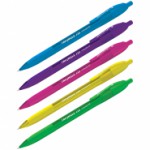 Ручка шарик автомат "Triangle 110 RT Color" синяя, 0,7мм, трехгран., игольчатый стержень CBm_07120