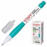 Корректирующая ручка STAFF, 6 мл, метал. наконечник,