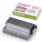 Скобы STAFF №24/6 оцинкованные, 1000шт. 224798