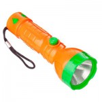 Фонарик ЧИНГИСХАН мини пластик, 1LED, 12*4см, пит.1xАА