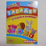 Раскраска А5 прописи Загадки 10305