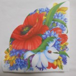 Салфетки Bouquet Art Rondo 12 листов Букет 3сл д. 32см