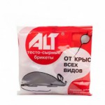 Ср-во от грызунов АЛЬТ Раттидион - тесто-сырн. брикеты  100 гр