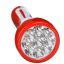Фонарик ЧИНГИСХАН аккумуляторный, пластик, 9LED, 19,5*7см, пит.220В 1